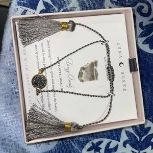 Luna Norte Druzy Quartz Positivity Bracelet